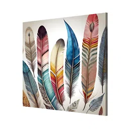 999Store White & Blue 1 Piece Wood Other Wall Paintings image 5