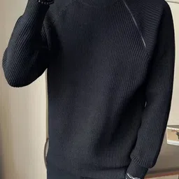 StyleCast Men Ribbed Round Neck Pullover image 2