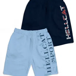 HELLCAT Boys Typography Printed Shorts-picture-18