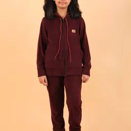 BAESD Girls Long Sleeves Hooded Neck Tracksuits-picture-20