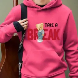 Kasendra Men Printed Hooded Long Sleeves Pullover Sweatshirt image 2