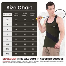 RKG Pack of 10 Assorted Colourblocked Scoop Neck Cotton Gym Vests image 5