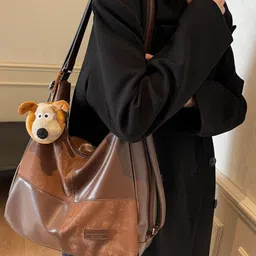 KPOP PU Structured Shoulder Bag image 5