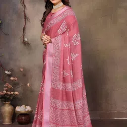 DIVASTRI Ethnic Motifs Zari Saree image 2