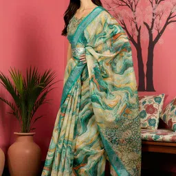 GULKEE FAB Zari Saree image 2