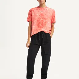 levi's Men's Black Regular Fit Cargo Joggers image 2