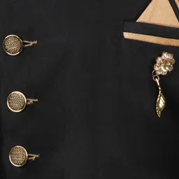 SG YUVRAJ Boys Long Sleeves Multi Slit Sherwani Set image 2