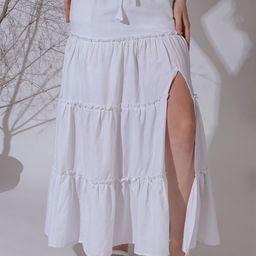 NEUDIS Cotton Flared Maxi Skirt-picture-16