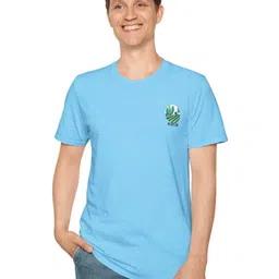 Naturebliss Men Printed Applique T-shirt-image-61