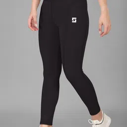 POOJARAN SAREE Women High Rise Ankle Length Sports Tights-image-67