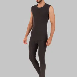 inner element Men's Round Neck Thermal Set of Sleeveless Top + Pant image 2