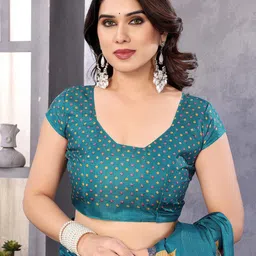 priyashi Ethnic Motifs Printed Saree With Blouse Piece image 3