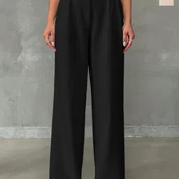 KERI PERRY Women Pack Of 2 Relaxed Straight Leg High-Rise Non Iron Trousers-image-67