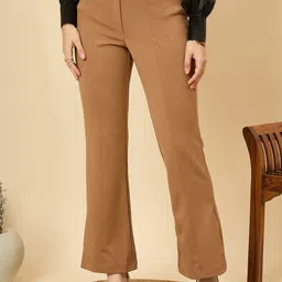 LE BOURGEOIS Women Tailored Wrinkle Free Trousers-picture-55