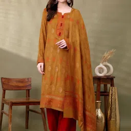 Hemkunt Fabric Ethnic Motifs Printed Unstitched Dress Material-picture-22
