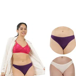 ORLIZEA Pack of 2 Women Low-Rise Cotton Blend Thongs-picture-22