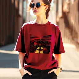 AUSK Women Printed T-shirt-image-80