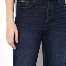 ONLY Women Solid Flared High Rise Light Fade Stretchable Jeans image 5