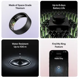 ULTRAHUMAN Unisex Ring AIR Smart Ring - (Size 9) image 2