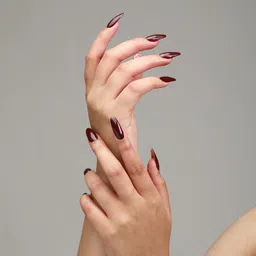 fyorr Dark Maroon Nail Polish Long Lasting Smooth Finish Nail Enamel (15ml) (Wine Factory) image 3