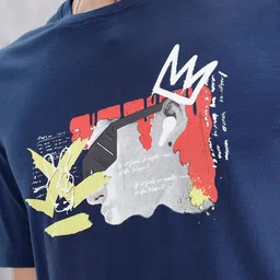 WROGN Graphic Printed Cotton T-shirt image 4