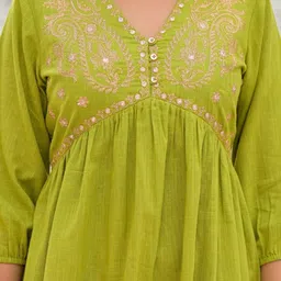 Juniper Embroidered Top With Trousers Co-Ords image 2