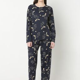Smarty Pants Women Printed Pure Cotton T-shirt & Pyjama Night suit-picture-13
