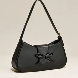 StyleCast Textured Detachable Sling Strap Buckle Structured Hobo Bag-image-22