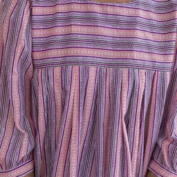 Polago Clothing Women Striped Round Neck Cotton Top image 4