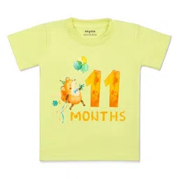 Arvesa Kids Printed Applique T-shirt-image-90
