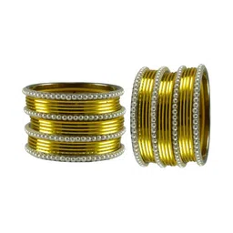 Vidhya Kangan Set Of 32 Pearls-Beaded Bangles image 2
