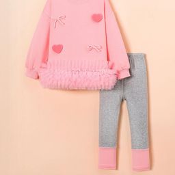 Hopscotch Girls Polyester Embellished Clothing Set-picture-5
