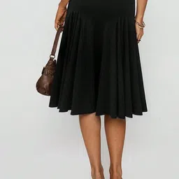 JC Mode Women Flared Midi Skirt image 4
