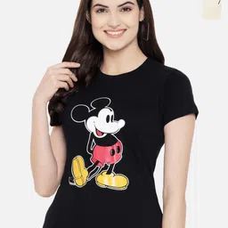 Tromko Women Pack of 2 Typography Printed Round Neck Cotton Regular Fit T-shirts-image-38