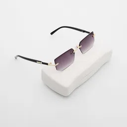 PELLE LUXUR Unisex Rectangle Sunglasses with UV Protected Lens PL25GS17-picture-30