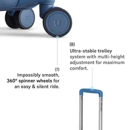 Urban Jungle by Safari Caliber Hard-Sided Large Trolley Suitcase image 5