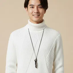 Mast & Harbour Men Ribbed Turtle Neck Pullover image 4
