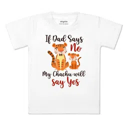 Arvesa Kids Typography Printed Applique T-shirt-picture-13