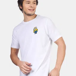 Greylongg Men Printed Applique T-shirt image 4