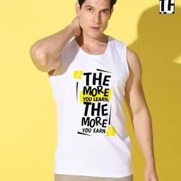 WOOSTRO Men Typography 2 Printed Raw Edge Slim Fit T-shirt-picture-36