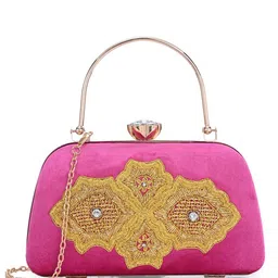 Toobacraft Embellished Box Clutch image 2