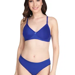 Liigne Women Pack Of 2 Everyday Non Padded Bra Pure Cotton Lingerie Set image 4