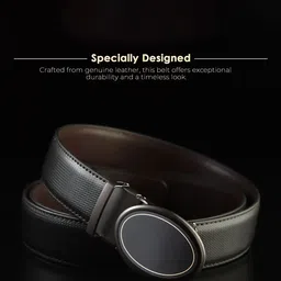 Provogue Men Textured Reversible Formal Belt image 5