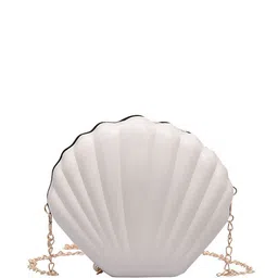 DressBerry Textured Half Moon Clutch-image-56