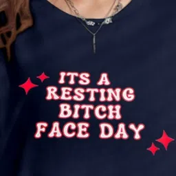 AAHWAN Typography Printed Round Neck Drop-Shoulder Sleeves T-shirt image 4