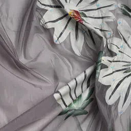 Meena Bazaar Organza Unstitched Dress Material image 2