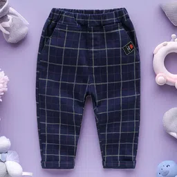 Xsole Boys Checked Mid-Rise Chinos Trousers-picture-16