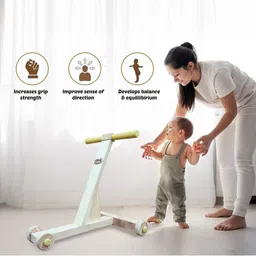 AHC Kids Classic Wooden Baby Walker & Push Stroller image 2