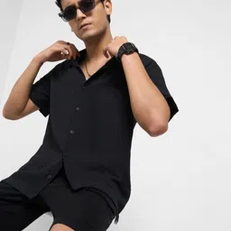 People Lapel Collar Slim Fit Casual Shirt-image-42