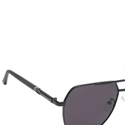 Eyejack by Voyage Unisex Black Lens & Black Aviator Sunglasses with image 4